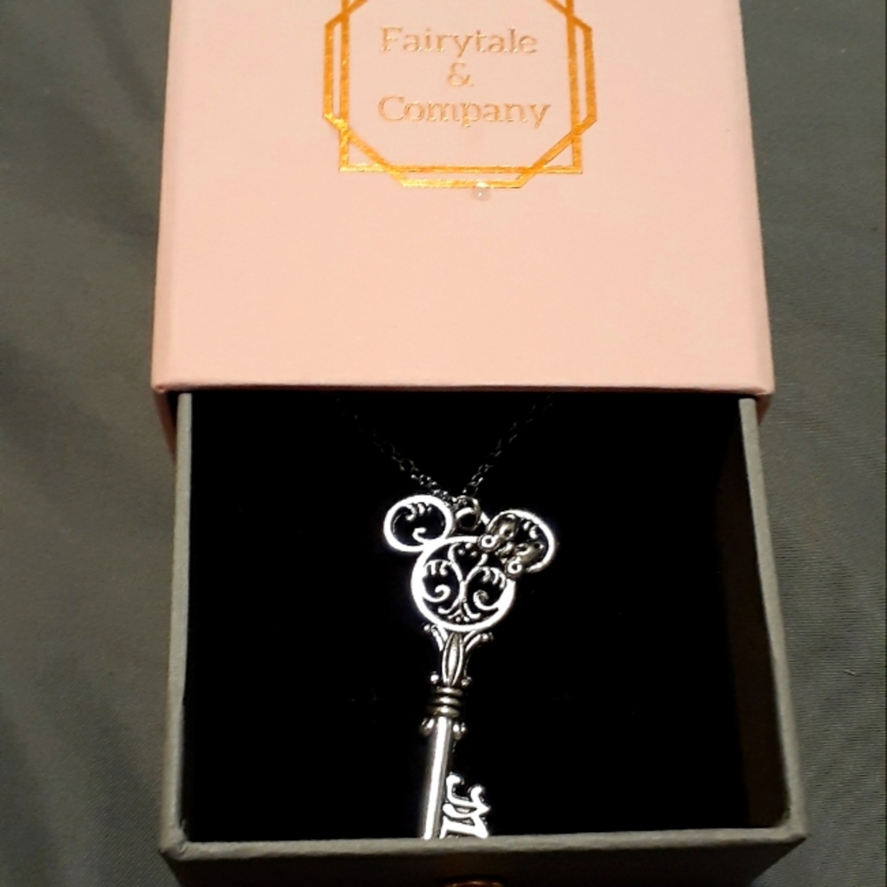 Mickey Mouse key necklace